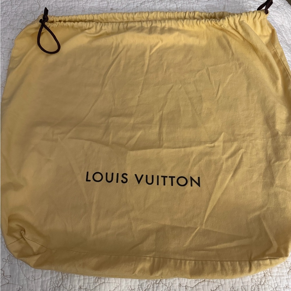 Louis Vuitton Soft Yellow Drawstring Bag